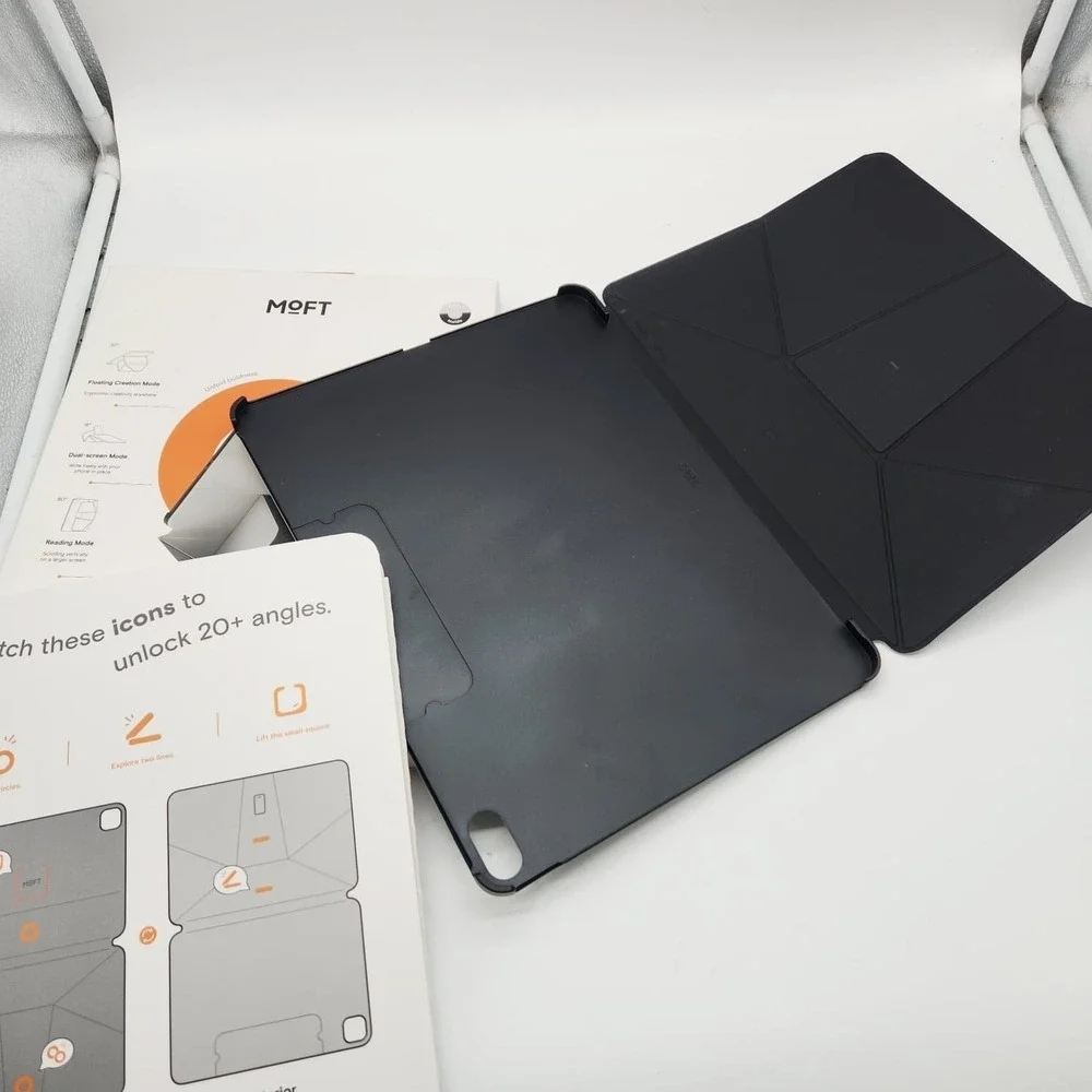 MOFT Dynamic Folio Case iPad Air 13 M2 M3 M4‎ Magnetic Stand 20+ Angles Gray